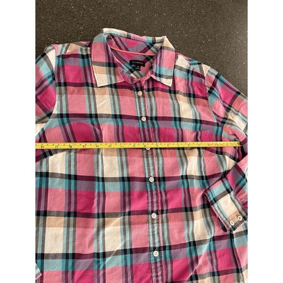 TALBOTS Plaid shirt size Medium - Picture 4 of 13